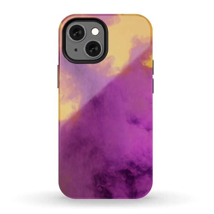 iPhone 13 mini StrongFit Ultraviolet Smoke by Gringoface Designs