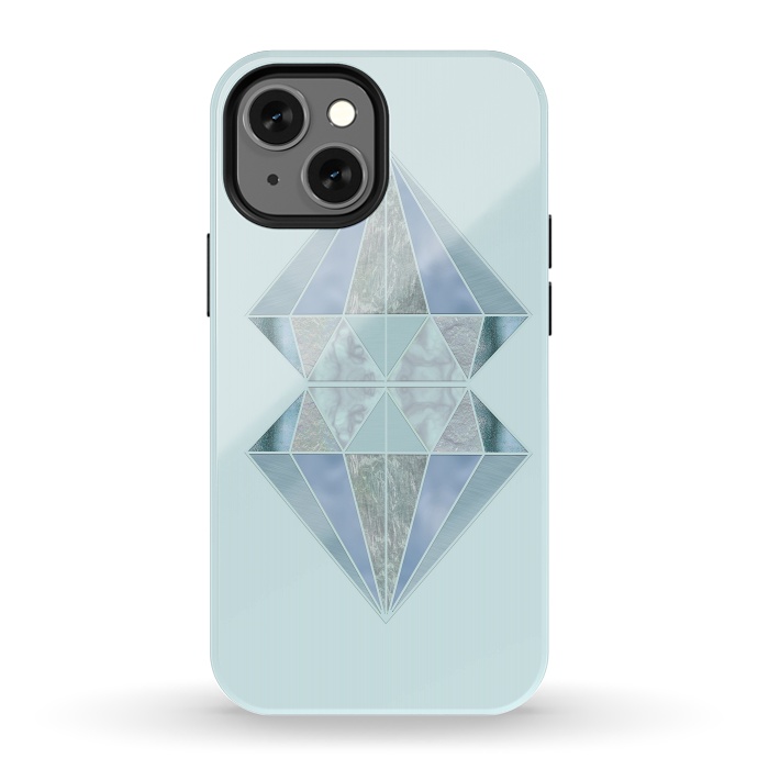 iPhone 13 mini StrongFit Glamorous Gemstone Diamonds by Andrea Haase