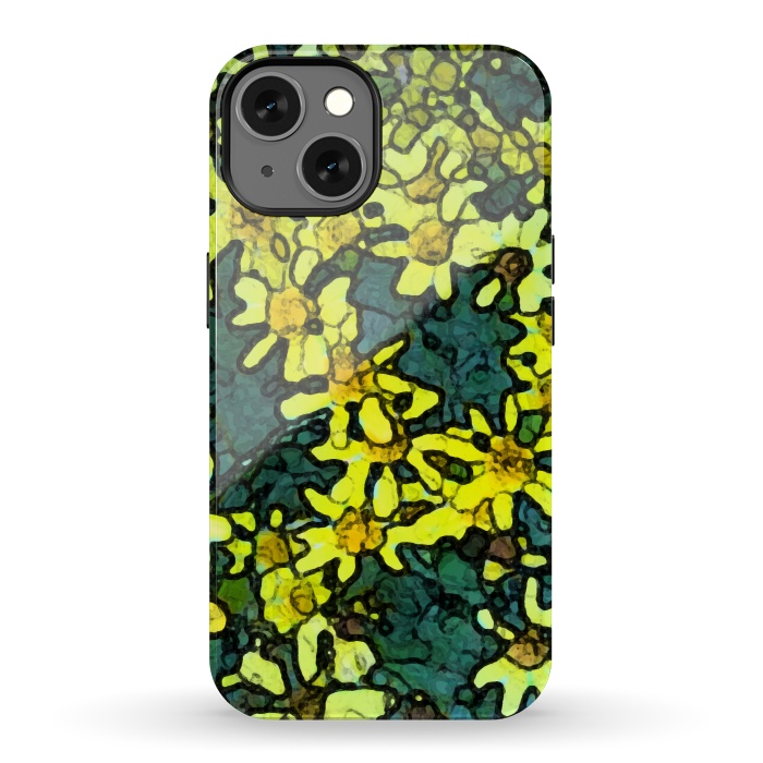 iPhone 13 StrongFit Yellow Daisies by Majoih