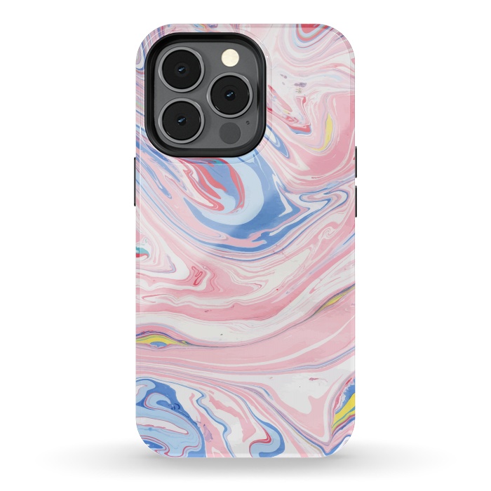 iPhone 13 pro StrongFit Marble Pattern-v2 by Creativeaxle