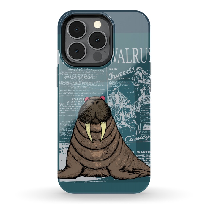 iPhone 13 pro StrongFit I am the walrus by Mangulica