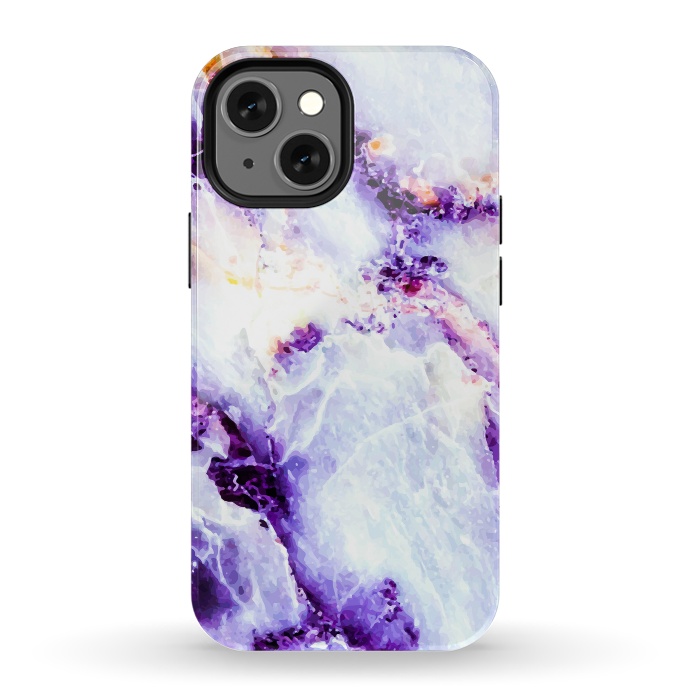 iPhone 13 mini StrongFit Marble violet by Mmartabc