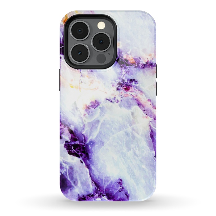 iPhone 13 pro StrongFit Marble violet by Mmartabc