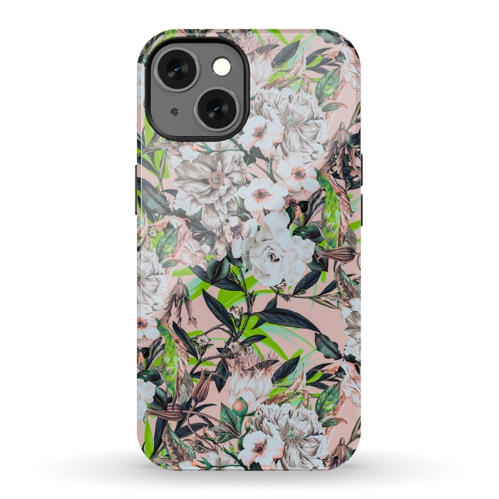 iPhone 13 StrongFit Flowering bouquet pink by Mmartabc