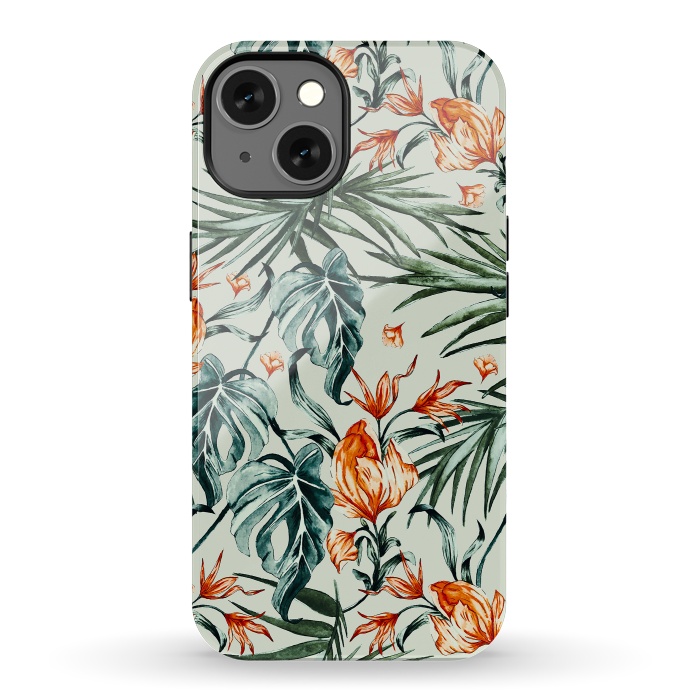 iPhone 13 StrongFit Exotic flower nature-07 by Mmartabc