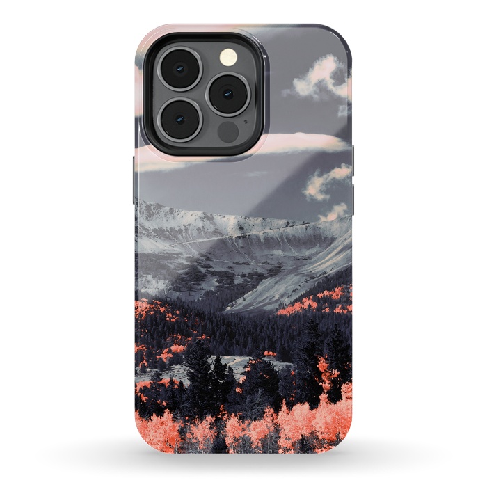 iPhone 13 pro StrongFit Vibrant mountainous landscape by Mmartabc