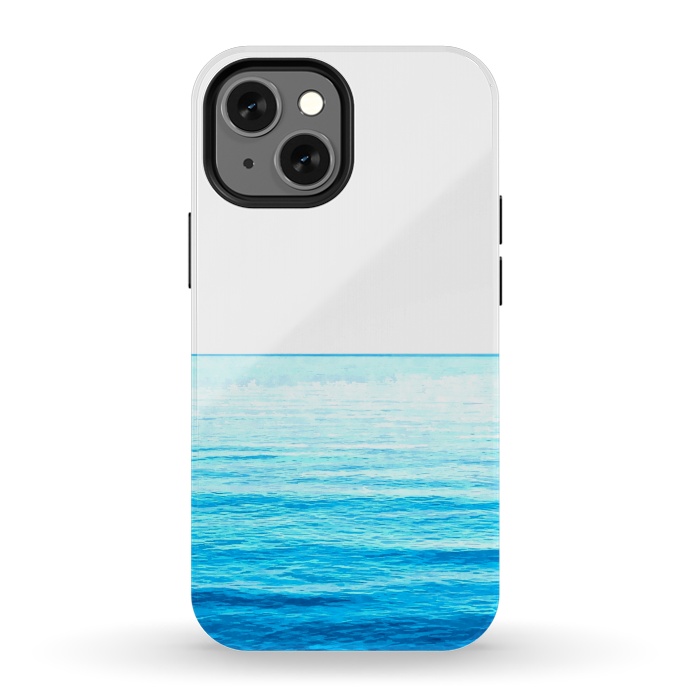iPhone 13 mini StrongFit Blue Ocean Illustration by Alemi