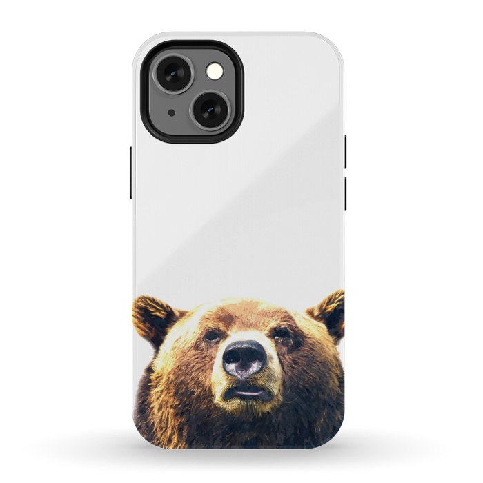 iPhone 13 mini StrongFit Bear Portrait by Alemi