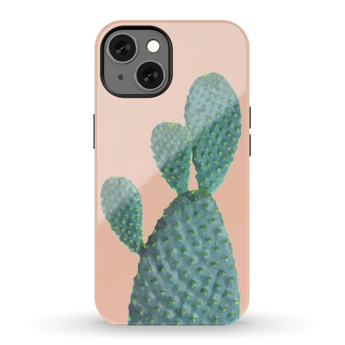 iPhone 13 StrongFit Cactus Watercolor by Alemi