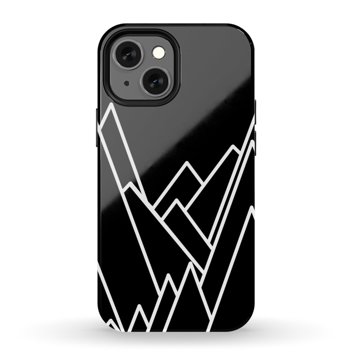 iPhone 13 mini StrongFit Outline peaks by Steve Wade (Swade)
