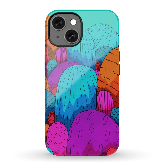 iPhone 13 StrongFit The vibrant hills of colour by Steve Wade (Swade)