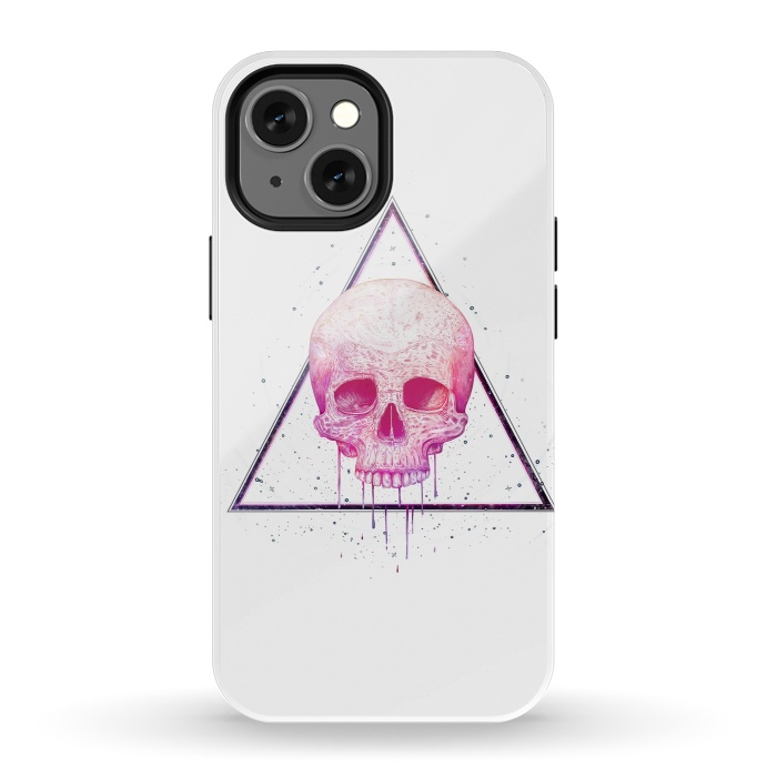 iPhone 13 mini StrongFit Skull in triangle by kodamorkovkart