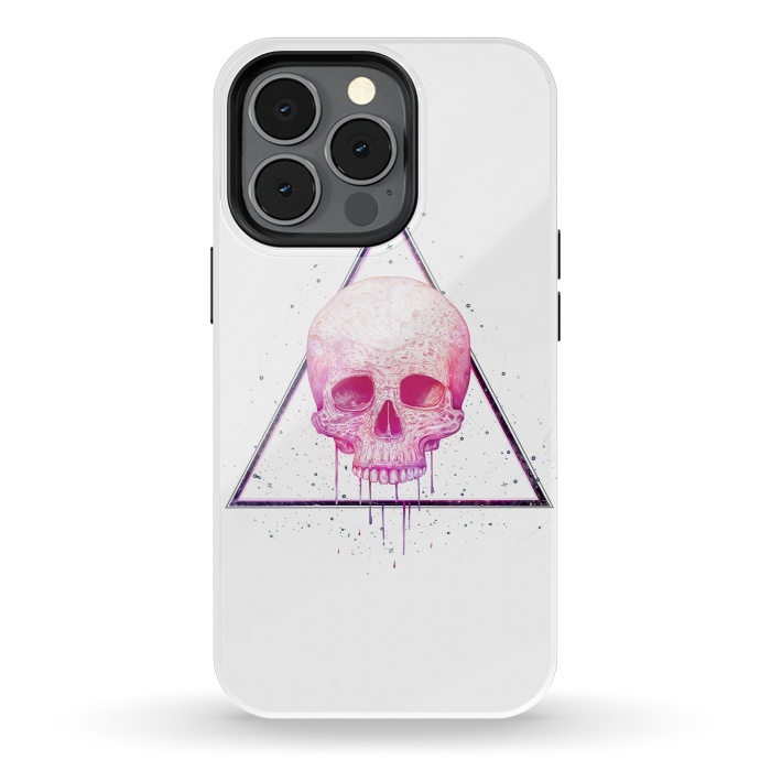 iPhone 13 pro StrongFit Skull in triangle by kodamorkovkart