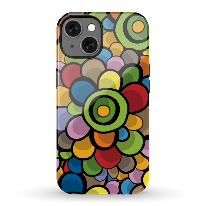 iPhone 13 StrongFit Spring Bubble Flower by Majoih