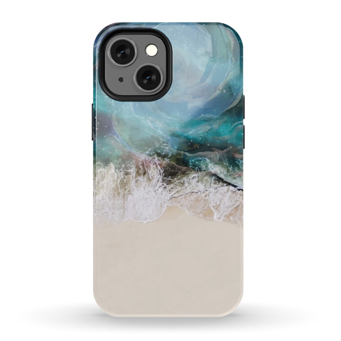 iPhone 13 mini StrongFit Sea Vortex by Creativeaxle