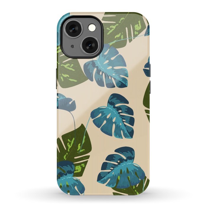 iPhone 13 StrongFit Monstera Abstract by Creativeaxle
