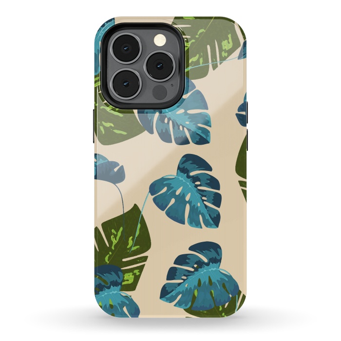 iPhone 13 pro StrongFit Monstera Abstract by Creativeaxle