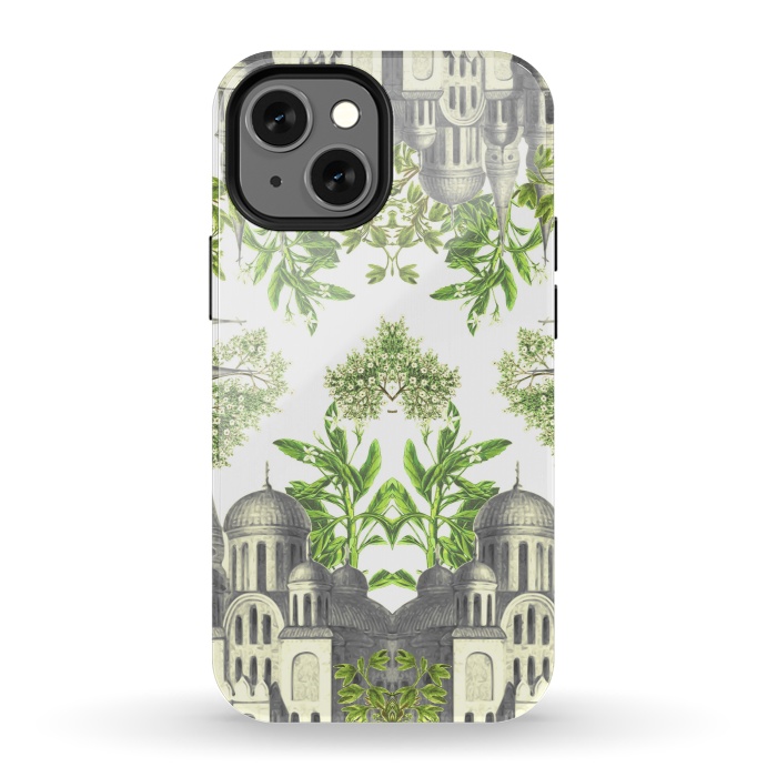 iPhone 13 mini StrongFit Botanical Castle by Zala Farah