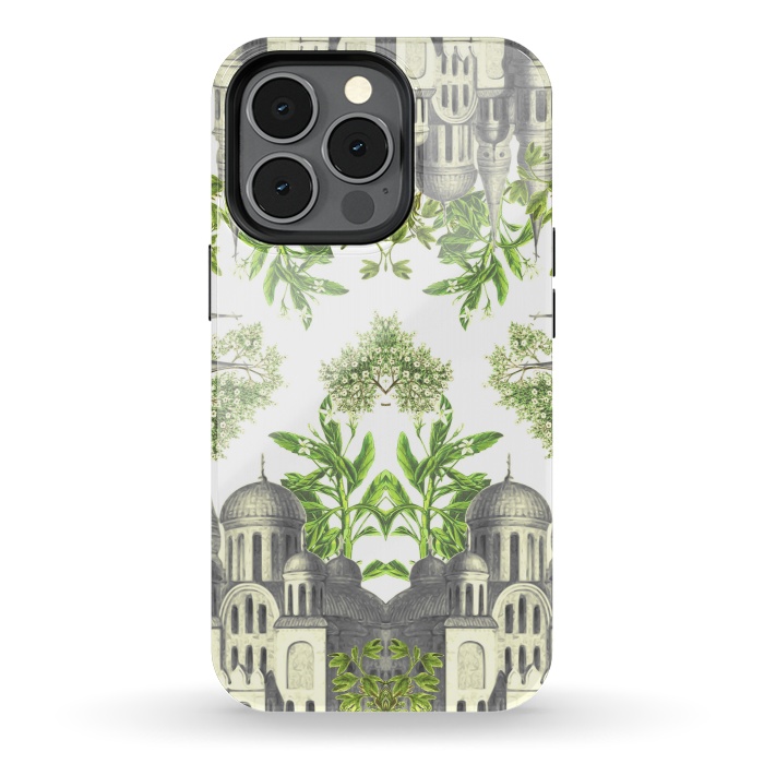 iPhone 13 pro StrongFit Botanical Castle by Zala Farah
