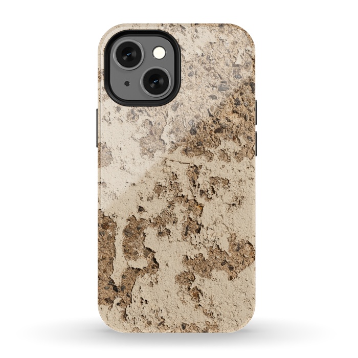 iPhone 13 mini StrongFit Old Wall With Flaked Off Plaster by Andrea Haase