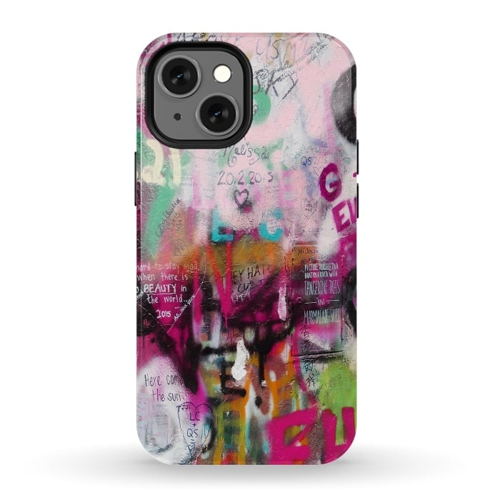 iPhone 13 mini StrongFit Colorful GraffitiArt by Andrea Haase