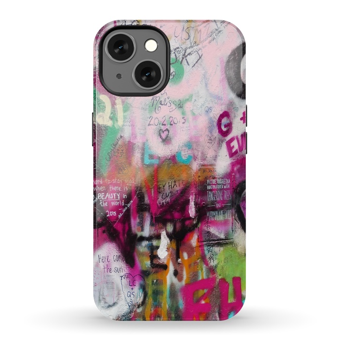 iPhone 13 StrongFit Colorful GraffitiArt by Andrea Haase