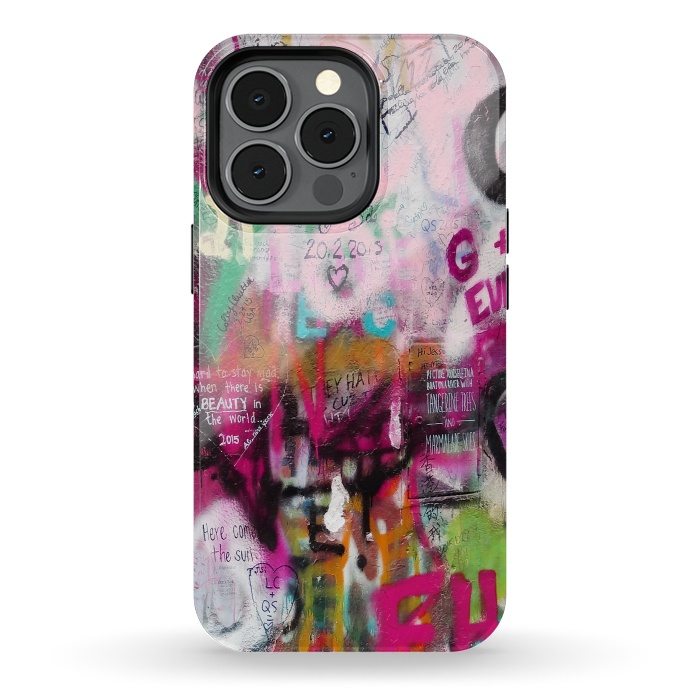 iPhone 13 pro StrongFit Colorful GraffitiArt by Andrea Haase