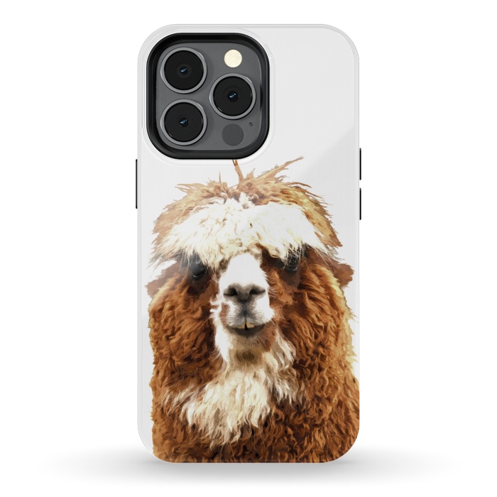 iPhone 13 pro StrongFit Alpaca Portrait by Alemi