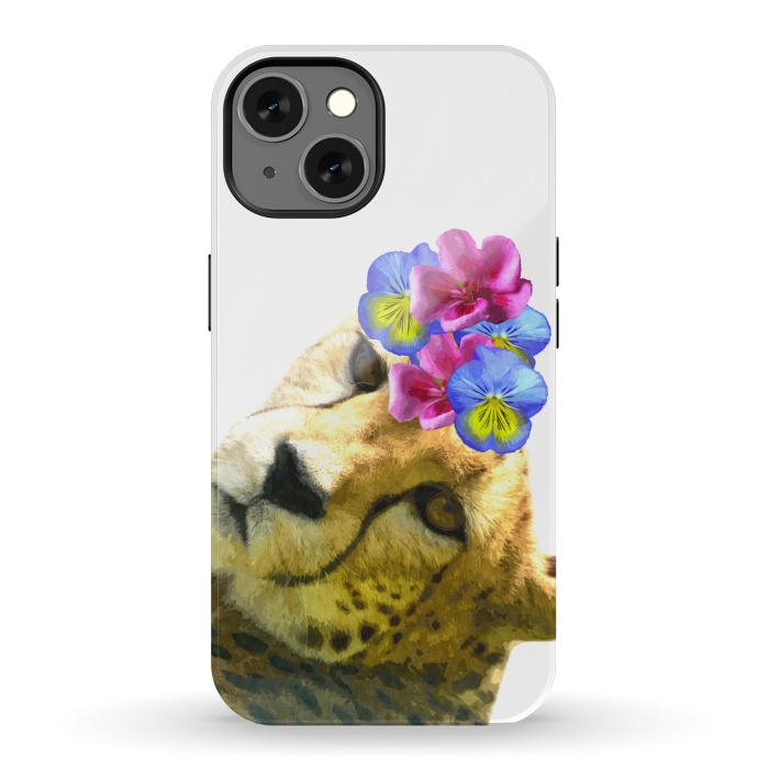 iPhone 13 StrongFit Cute Cheetah by Alemi
