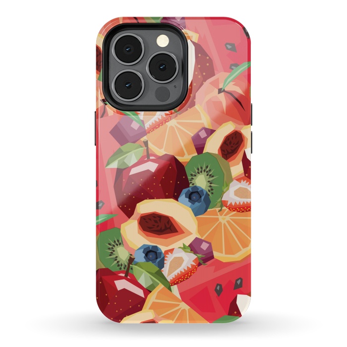 iPhone 13 pro StrongFit TuttiFrutti by Diana Guedez