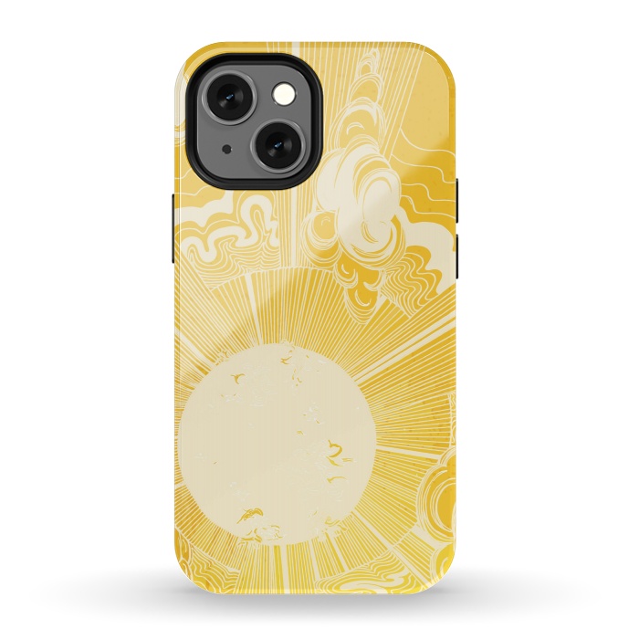 iPhone 13 mini StrongFit Solar Flare by ECMazur 