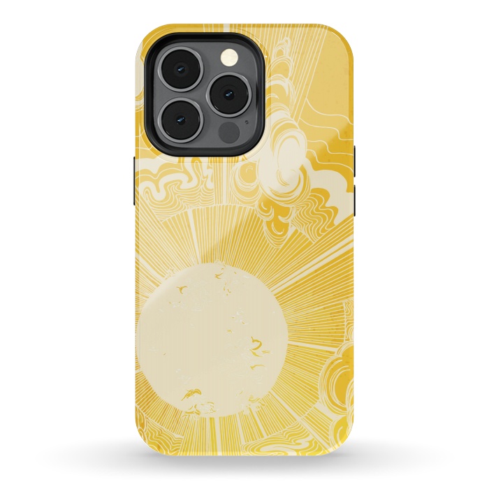 iPhone 13 pro StrongFit Solar Flare by ECMazur 