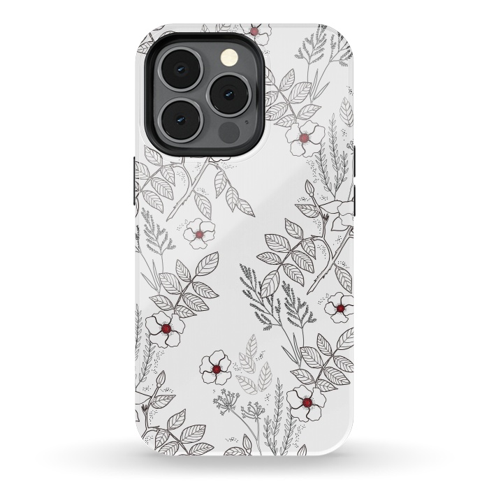 iPhone 13 pro StrongFit Roses by Dunia Nalu
