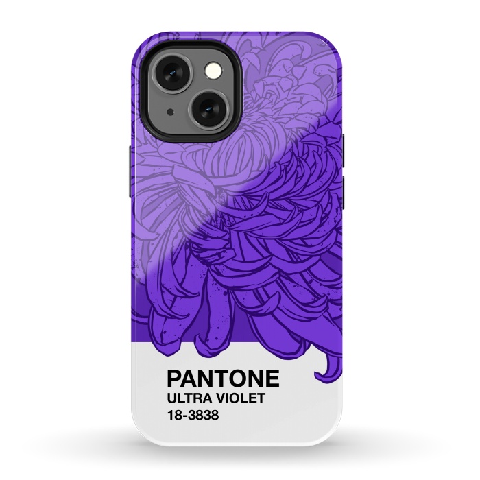 iPhone 13 mini StrongFit Pantone ultra violet  by Evgenia Chuvardina