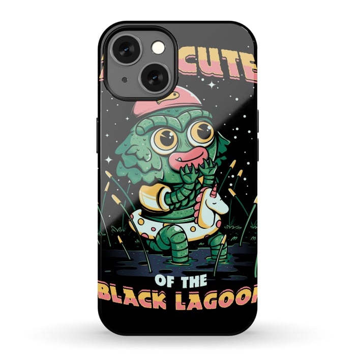 iPhone 13 StrongFit Cute of the black lagoon! by Ilustrata