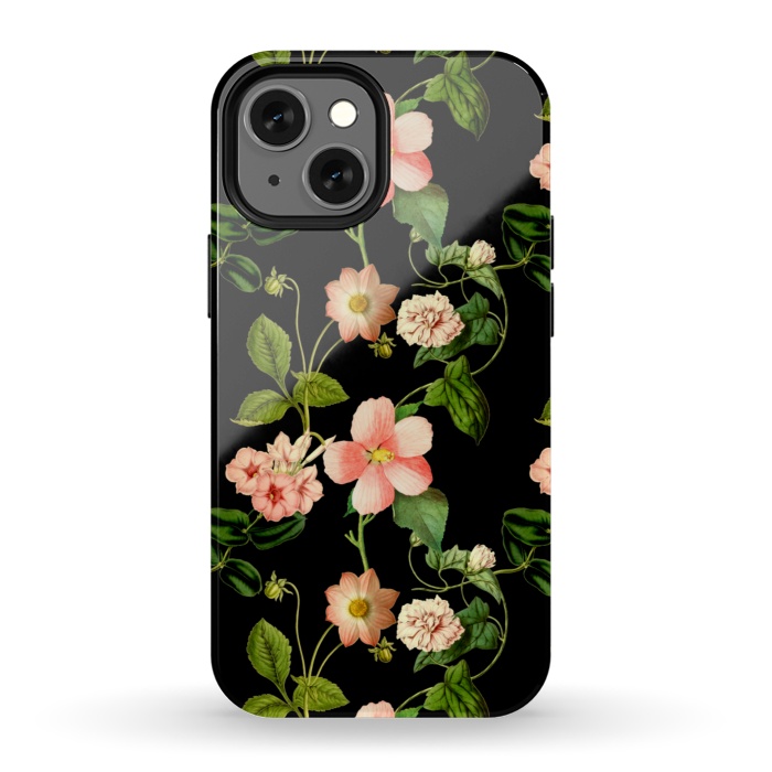 iPhone 13 mini StrongFit Beautiful vintage flowers by  Utart