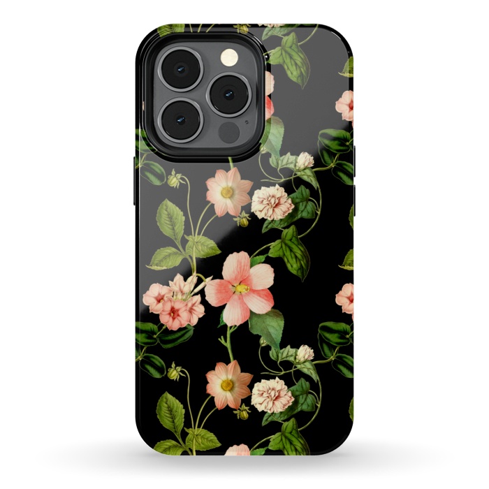 iPhone 13 pro StrongFit Beautiful vintage flowers by  Utart