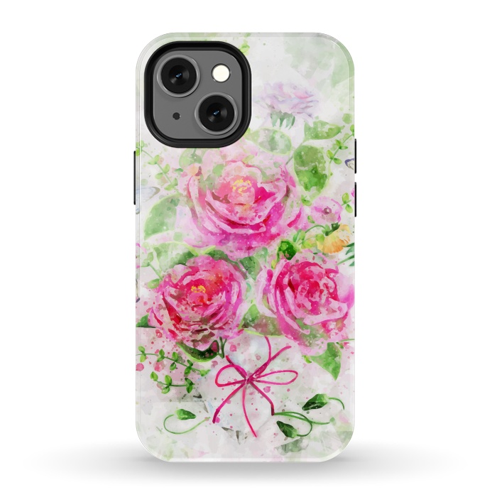 iPhone 13 mini StrongFit Camellias Bouquet by Creativeaxle