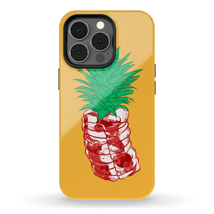 iPhone 13 pro StrongFit Pineapple meat by Evgenia Chuvardina