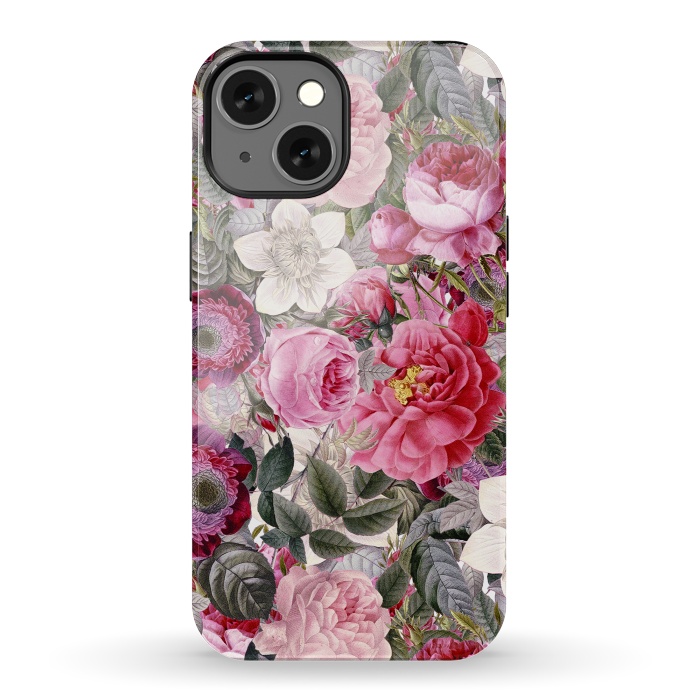 iPhone 13 StrongFit Luxuriantly Vintage Flower Pattern by  Utart