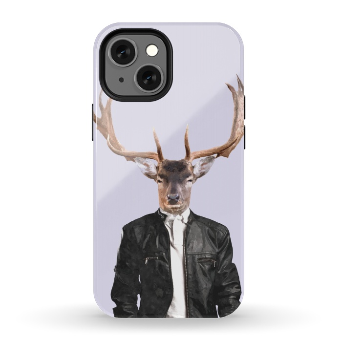 iPhone 13 mini StrongFit Fashionable Deer Illustration by Alemi