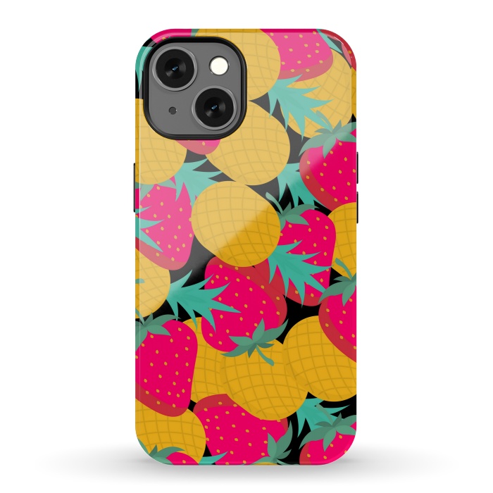 iPhone 13 StrongFit pineapples and strawberry by MALLIKA