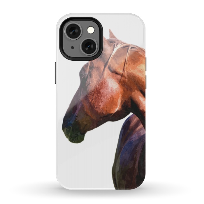 iPhone 13 mini StrongFit Horse Portrait by Alemi