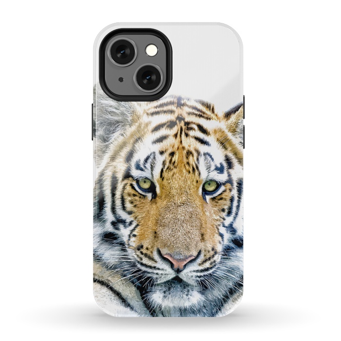 iPhone 13 mini StrongFit Tiger Portrait by Alemi