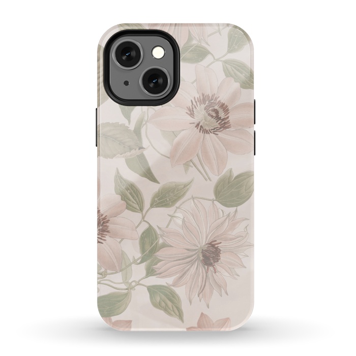 iPhone 13 mini StrongFit Nostalgic Flowers by Andrea Haase