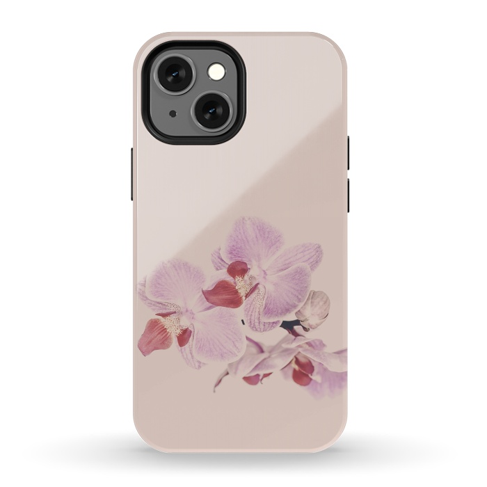 iPhone 13 mini StrongFit Orchid In Soft Pastel Pink by Andrea Haase