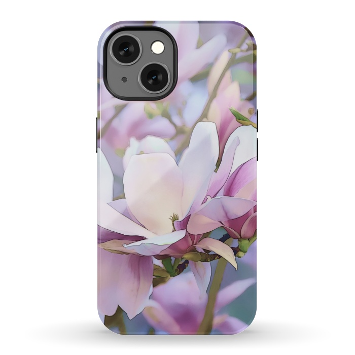 iPhone 13 StrongFit Magnolia Flower In Full Bloom by Andrea Haase