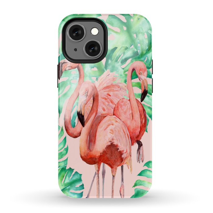 iPhone 13 mini StrongFit Flamingo Ivelin by ''CVogiatzi.
