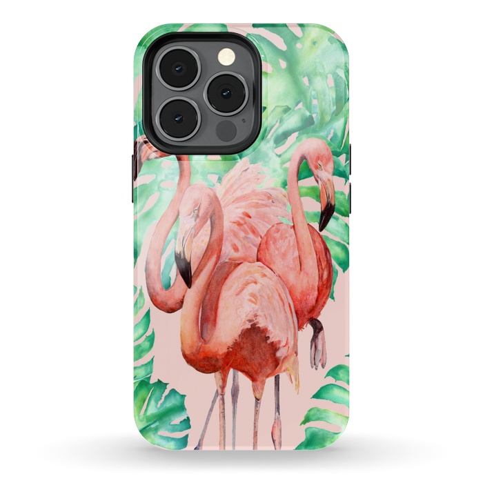 iPhone 13 pro StrongFit Flamingo Ivelin by ''CVogiatzi.