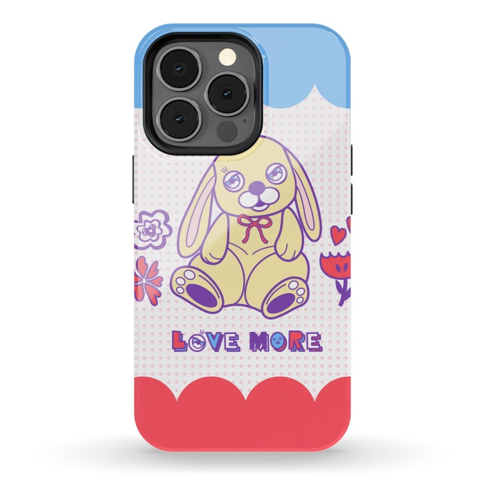 iPhone 13 pro StrongFit CUTIE RABBIT by Michael Cheung